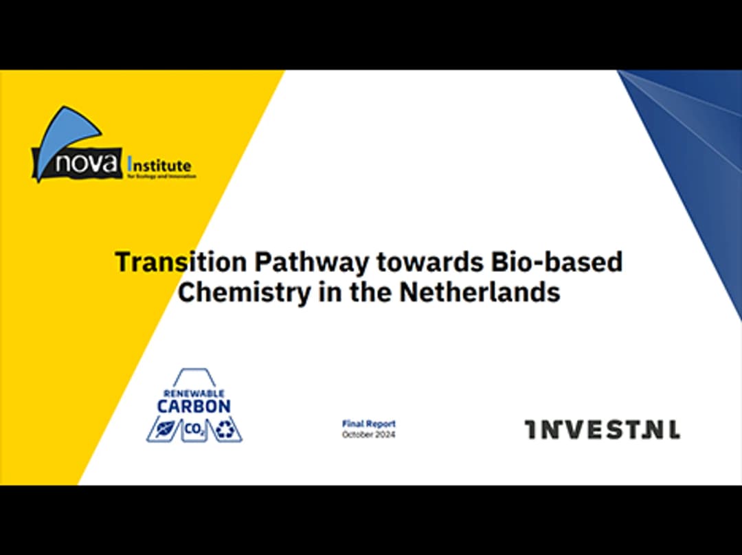 Transition pathway towards biobased chemistry in the Netherlands