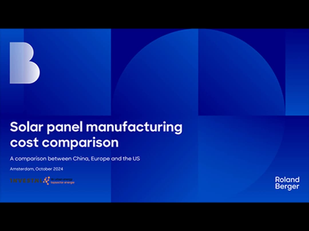 Comparison of solar panel manufacturing costs