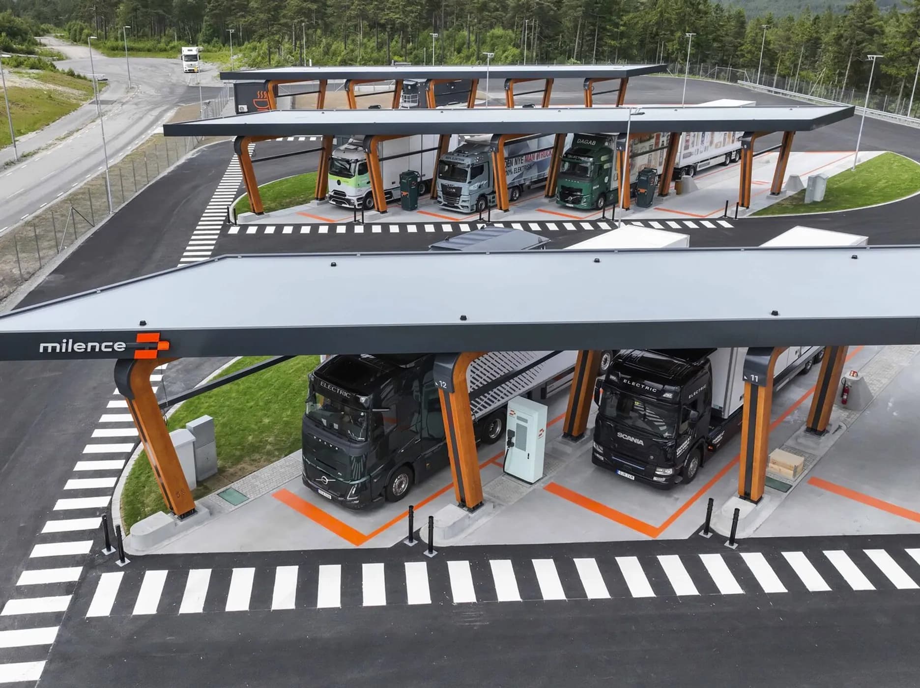 Invest-NL financiert Europese laadinfrastructuur voor elektrisch vrachtvervoer van Milence